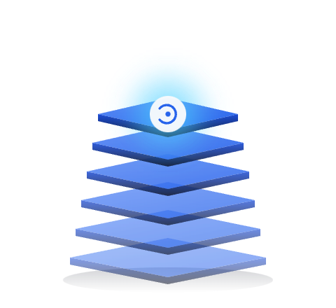 Layered enterprise intelligence architecture with a governed core